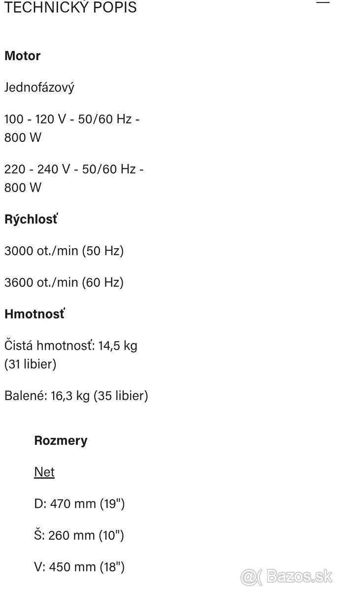 Odšťavovač Santos n50