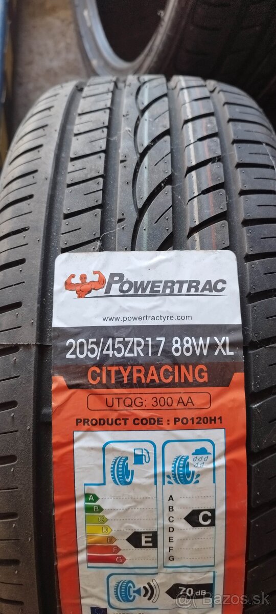 Letné pneumatiky Powertrac Racing 205/45R17 88W XL