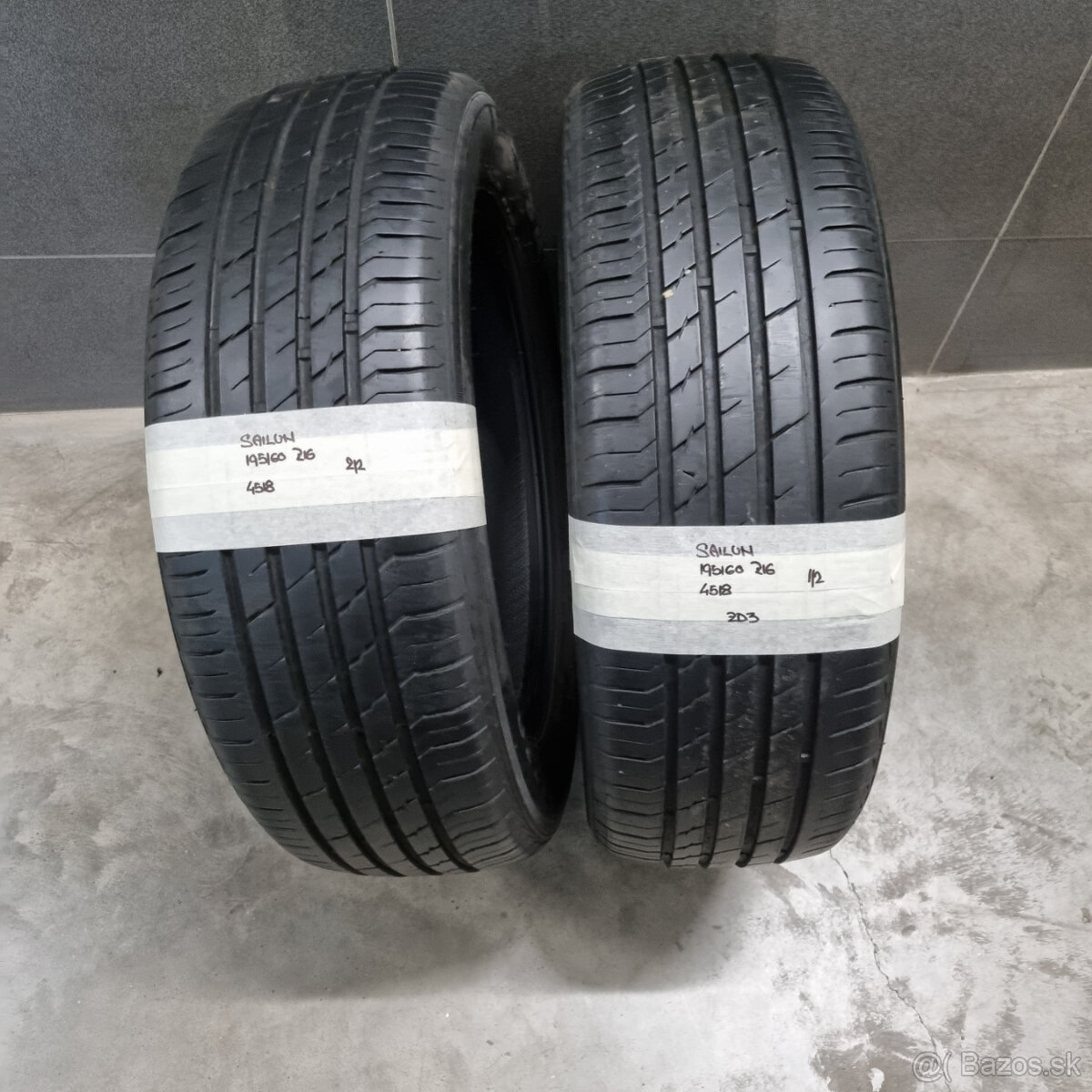 Letné pneumatiky pár 195/60 R16 SAILUN