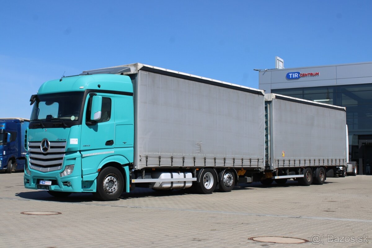 MERCEDES-BENZ ACTROS 2542, 6X2, EURO 6 + PŘÍVĚS SVAN CHTP202