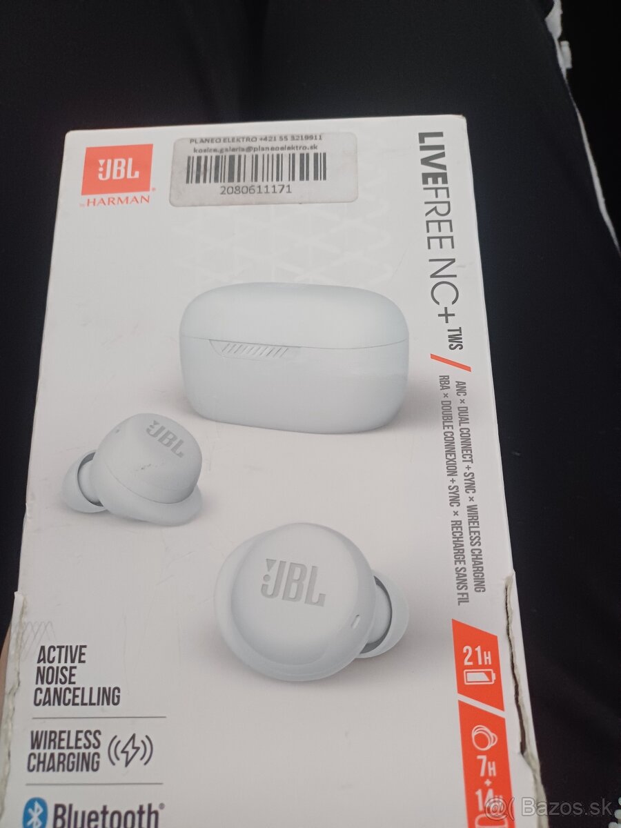 JBL Live Free NC+ TWS White