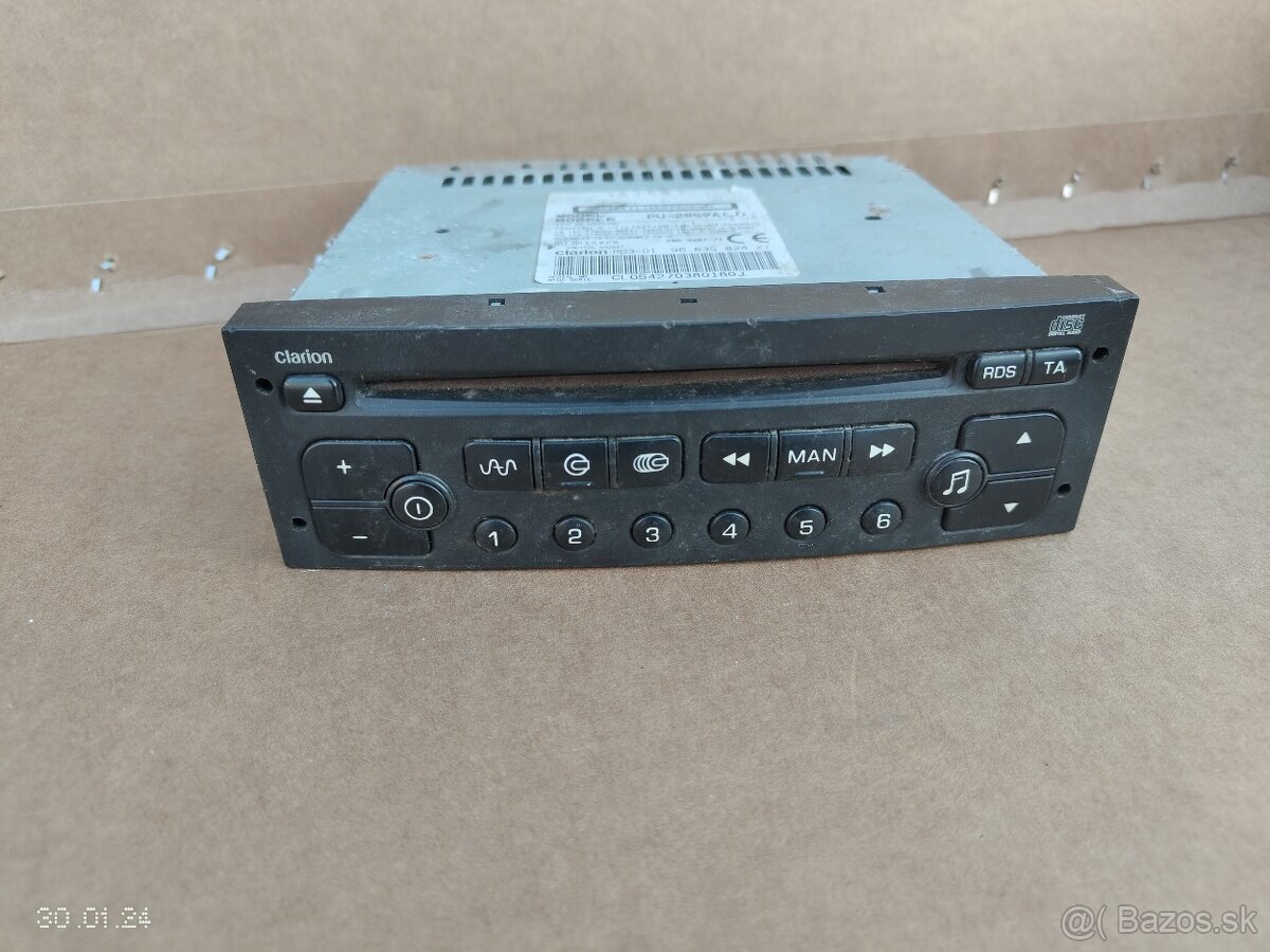 autoradio peugeot PU2859A 96635824 30