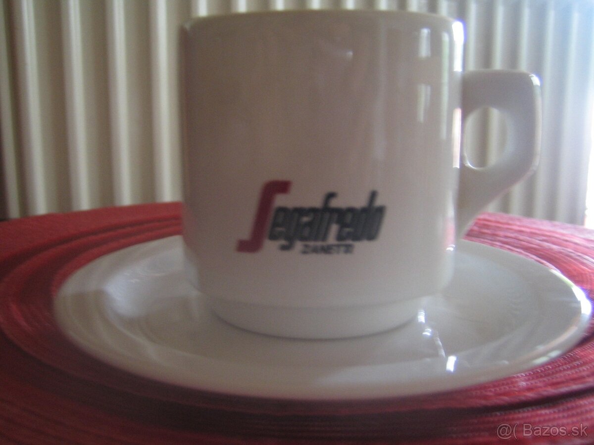 šálky Segafredo Italy na dlhú kávu, na latte, na capuccino