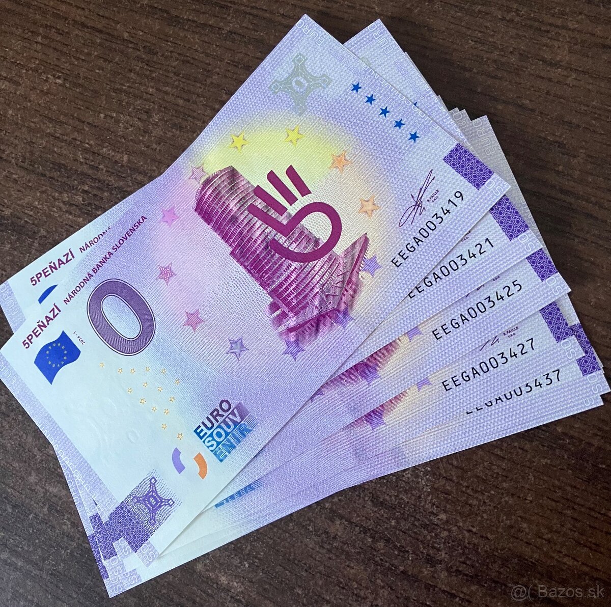 0€ bankovka 5PEŇAZÍ (eurobankovka)