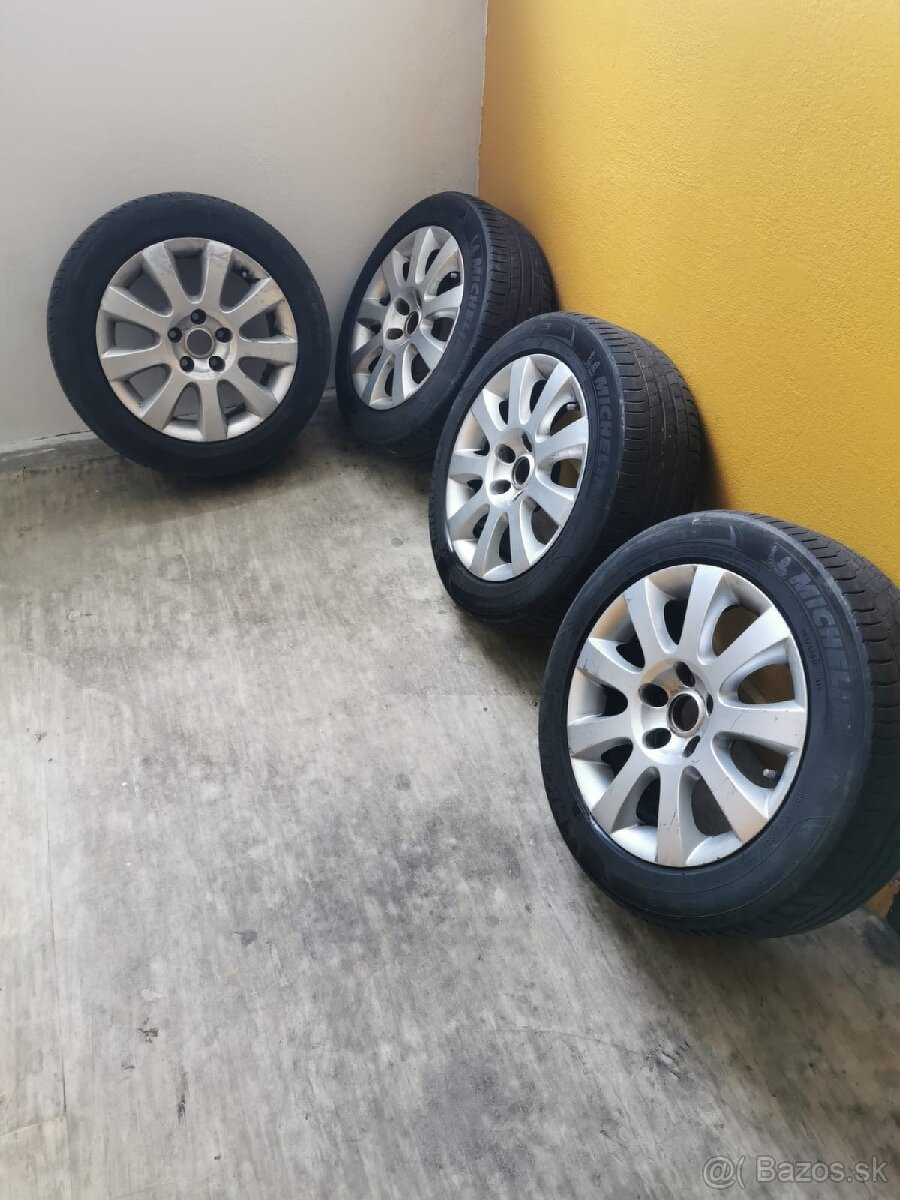 Disky 5x112r16 s letnými pneumatikami 205/55r16