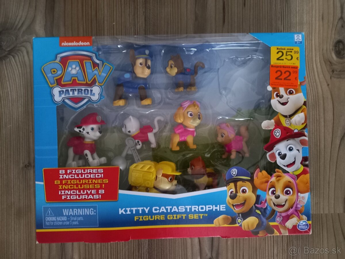 Paw Patrol 8ks postaviciek