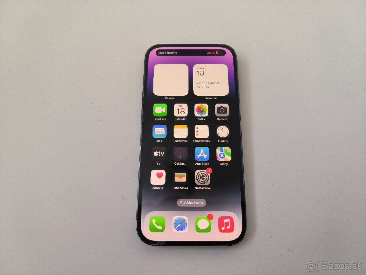 apple iphone 14 PRO 128gb Purple / Batéria 85%