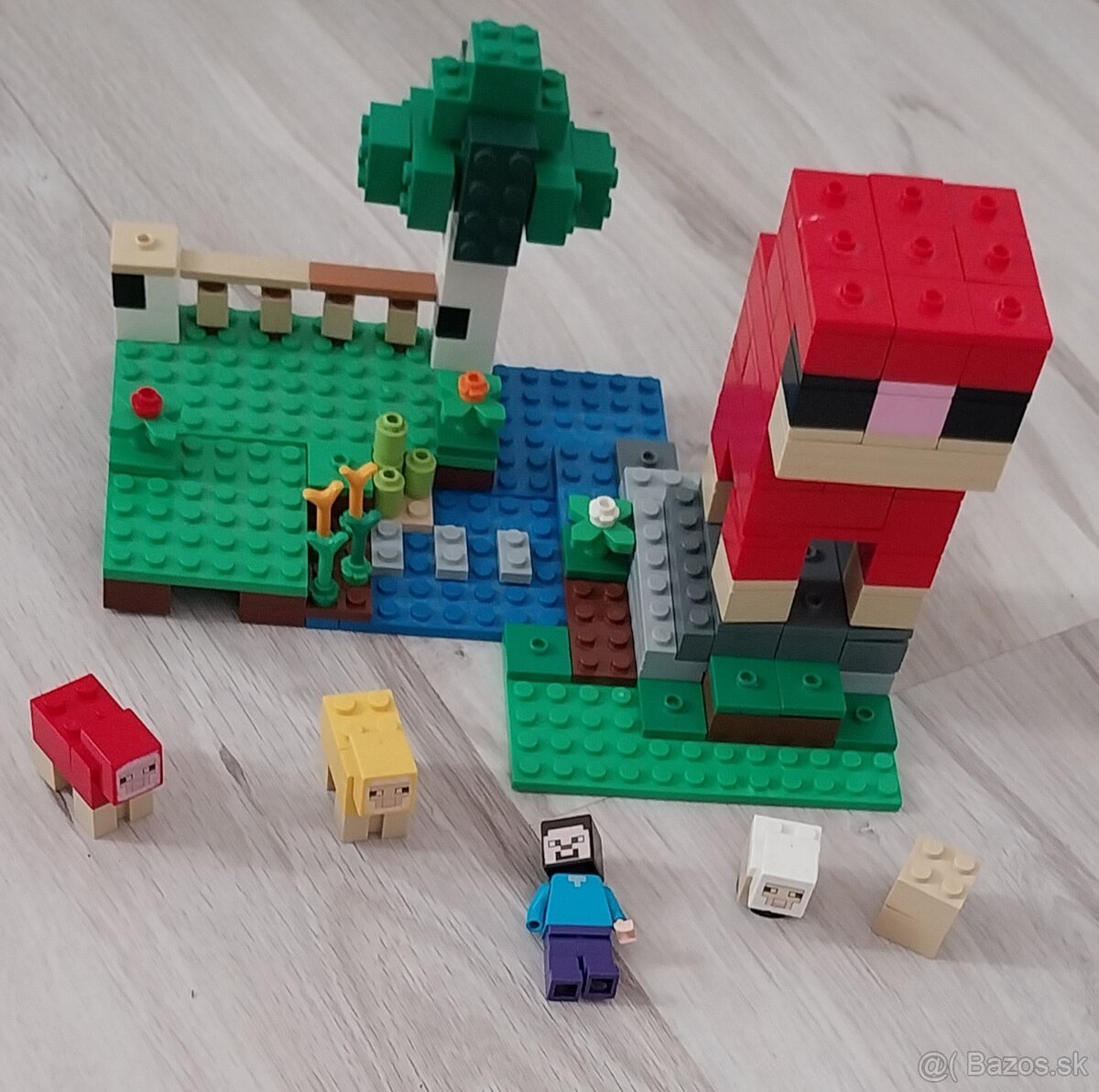 Lego minecraft ovčia farma