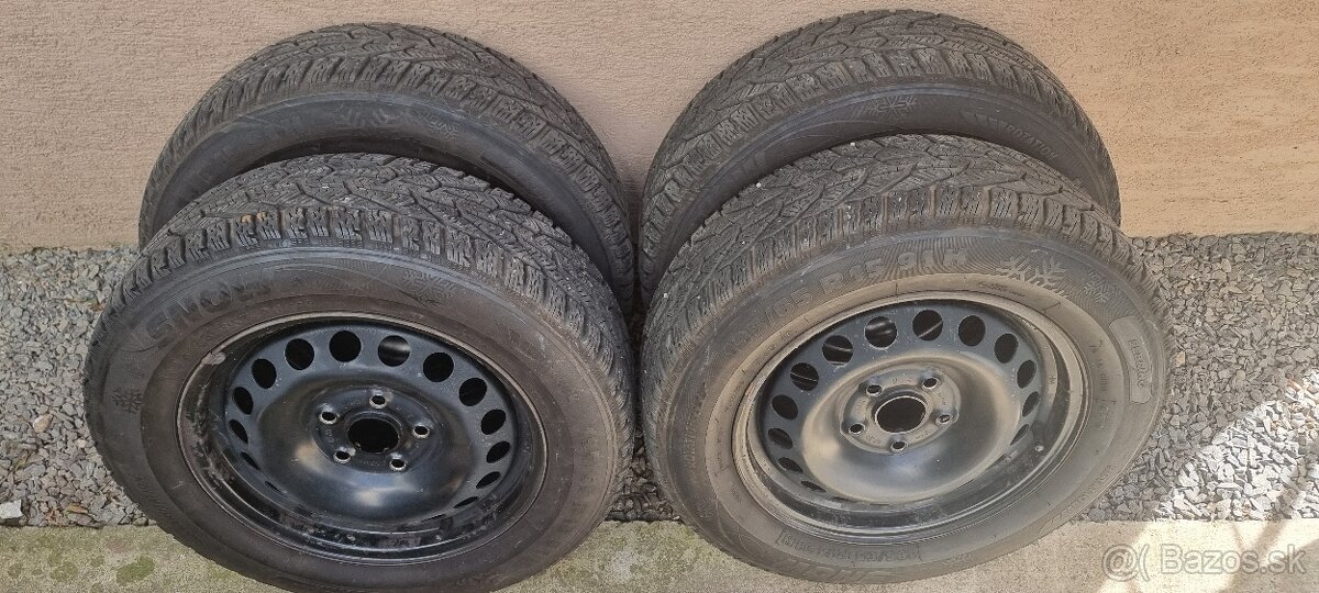 Predam zimné pneumatiky na diskoch 5x112 r15/195/65 Sebring