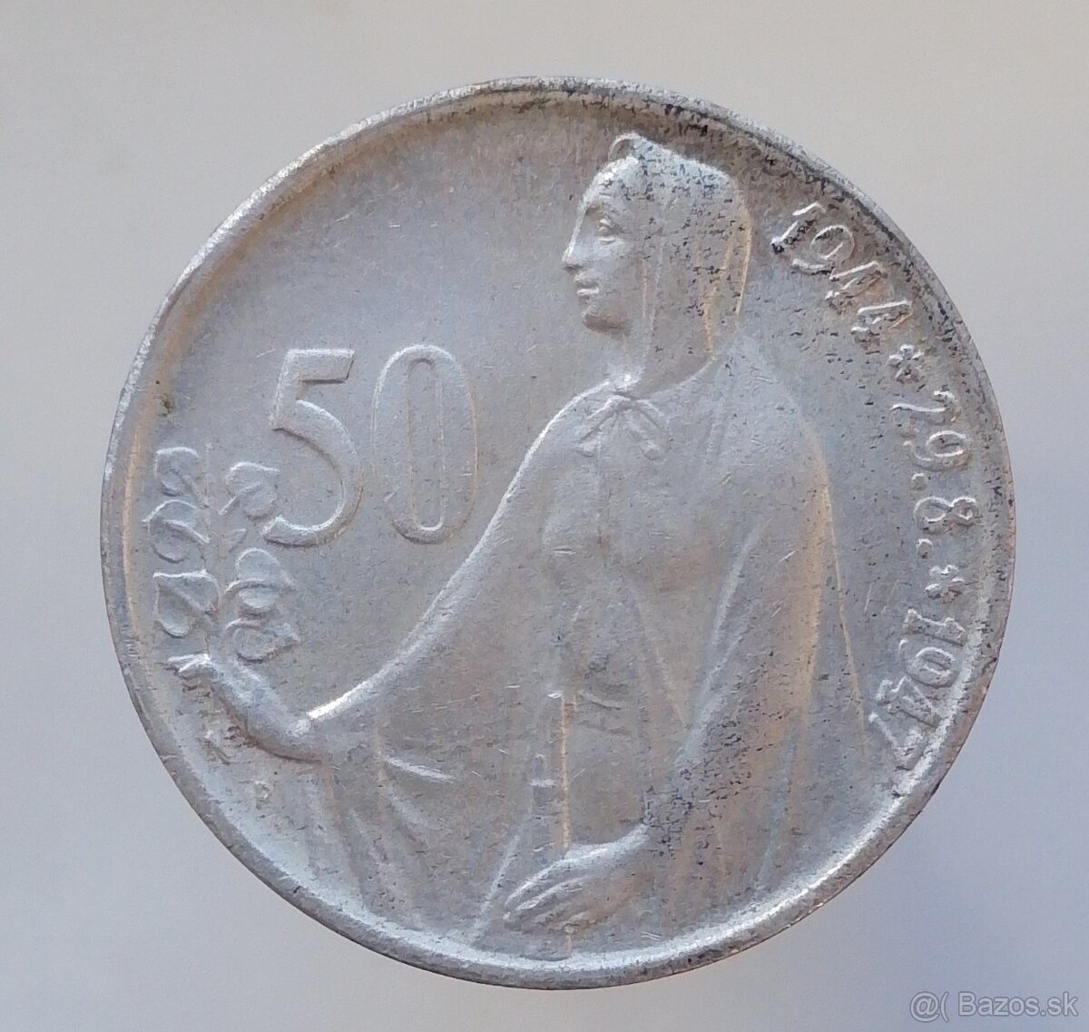 50Kčs  , Výročie SNP 1947, Československo