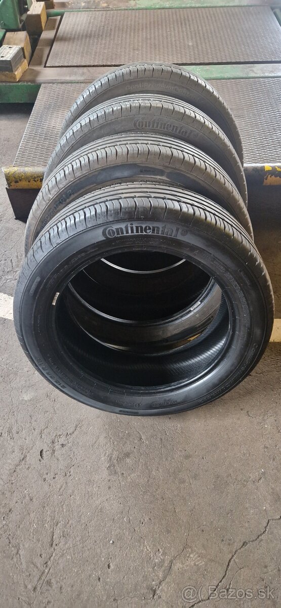 Predám 4ks.letné pneumatiky continental 215/55R18 95H.