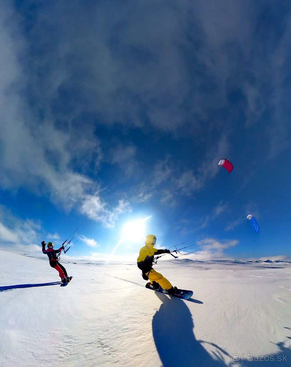 Komplet snowkite vybava na zimu na sneh damska.