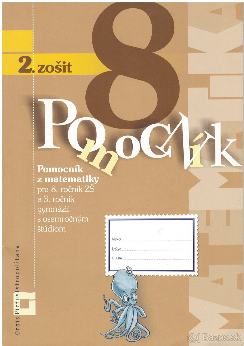 PZ Pomocník z matematiky pre 8.roč. ZŠ 2.časť