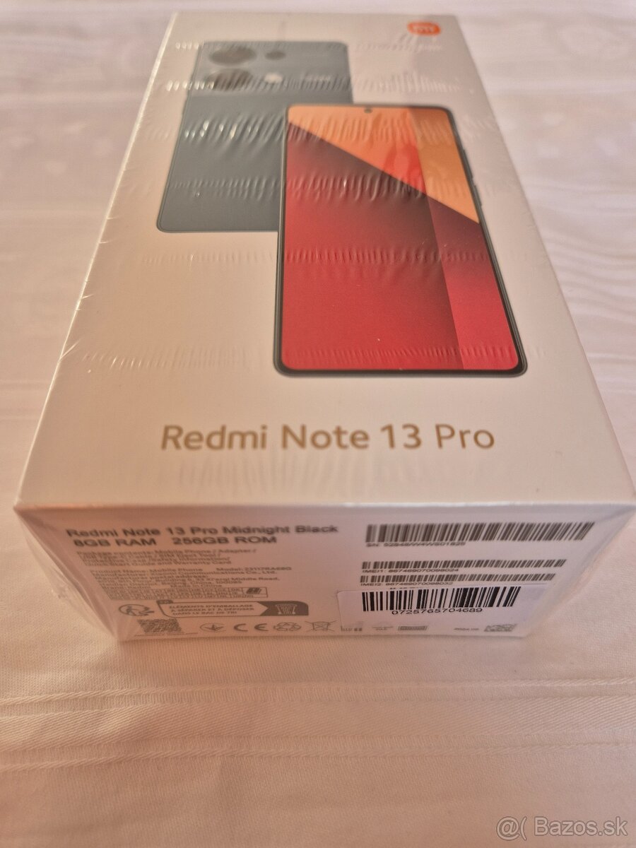 Redmi note 13 pro midnight black 8gb ram 256gb rom