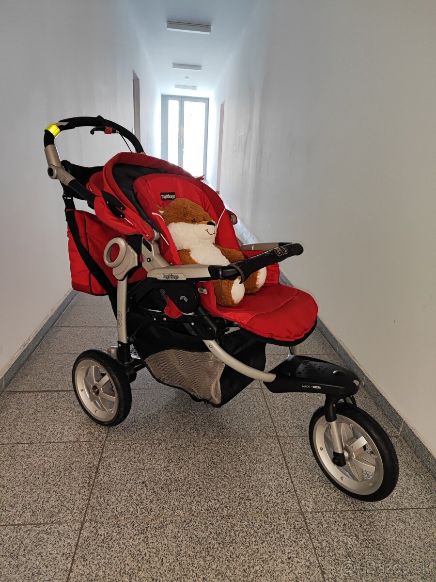 Športový kočík, 3 kombinacia Peg Perego GT3,na všetky tereny