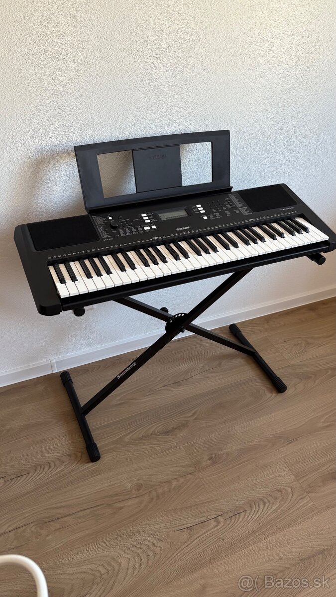 Klávesy keyboard YAMAHA PSR E363 s dynamikou