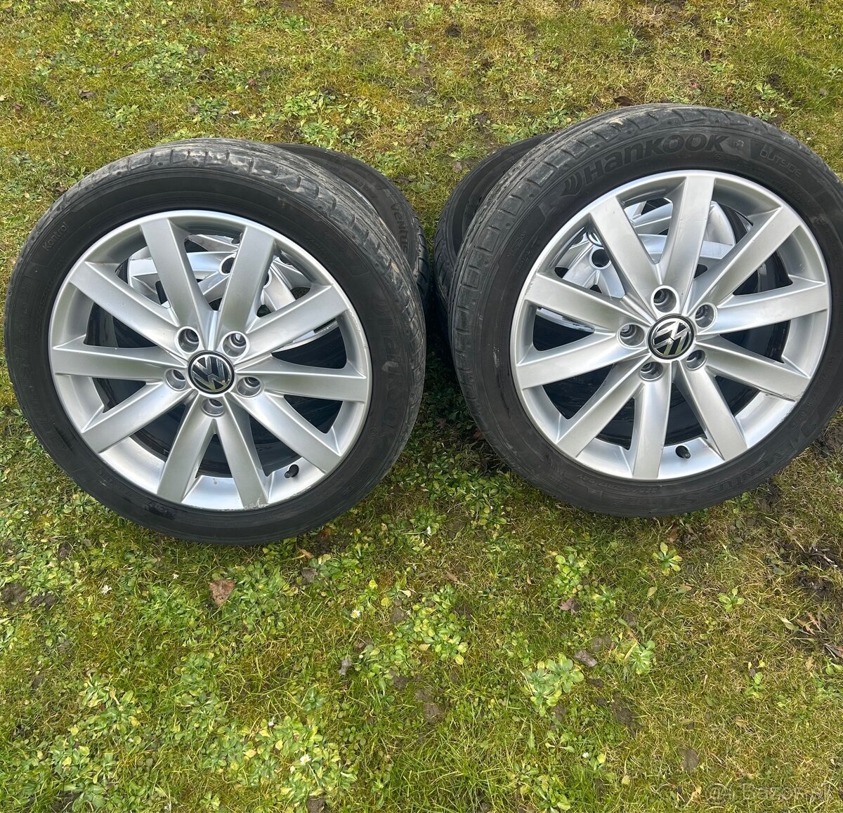 5x112 r17 VW spolu s letnými pneumatikami Hankook Ventus