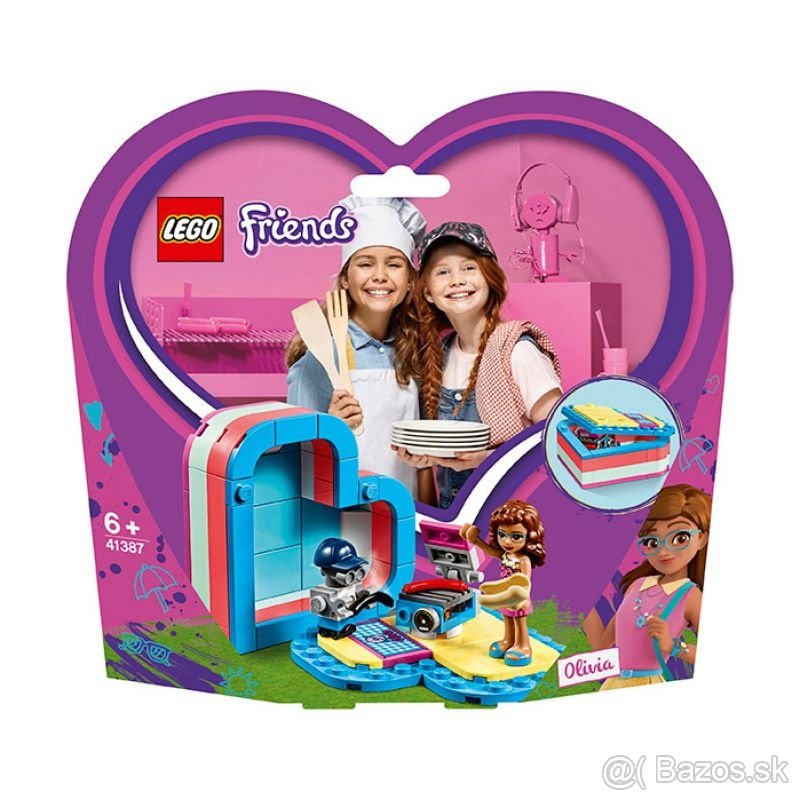 LEGO Friends 41387 Olíviin letný srdiečkový box