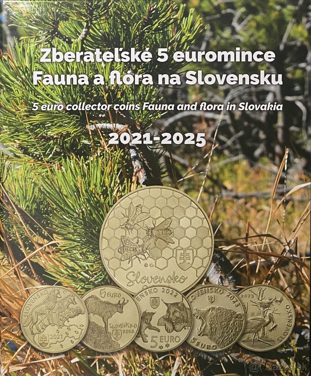 Album na 5 euro mince Fauna a Flora Slovenska