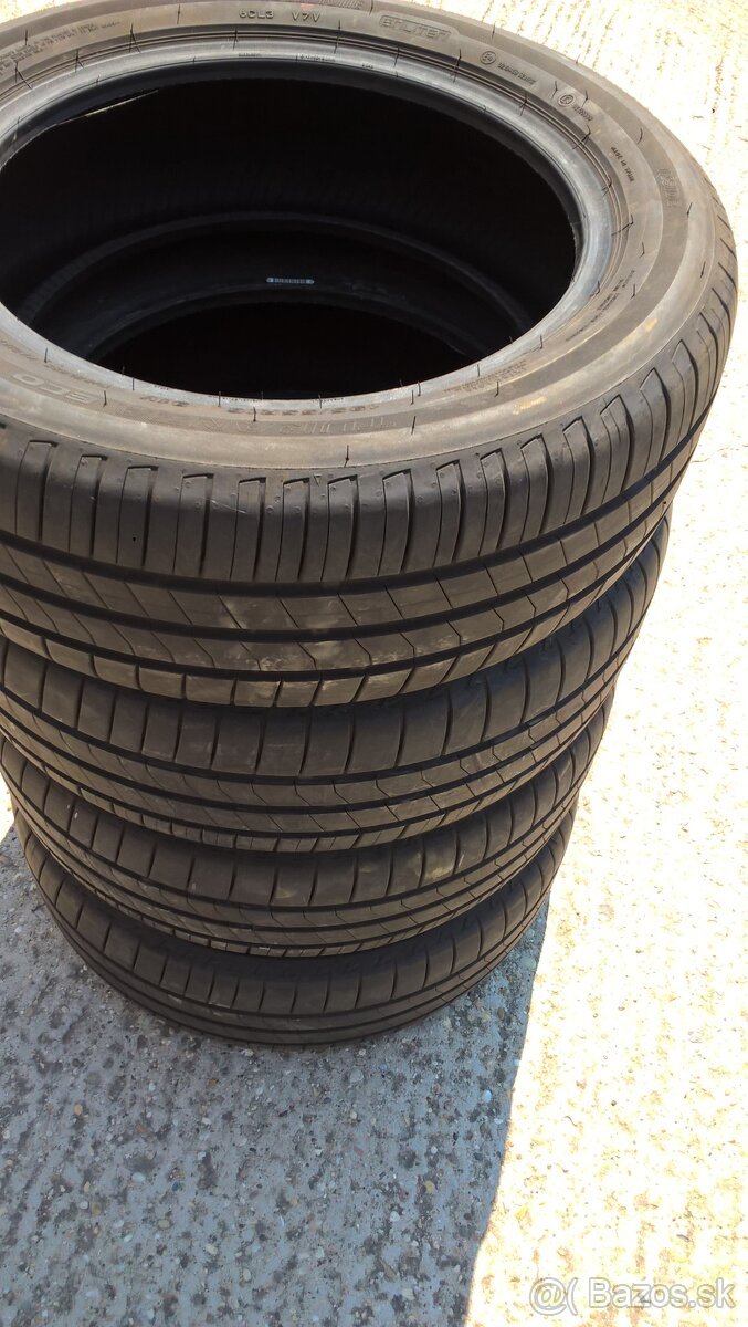 4 ks LETNÉ 195/55 r16 91V XL BRIDGESTONE a FULDA 7-8 mm 2022