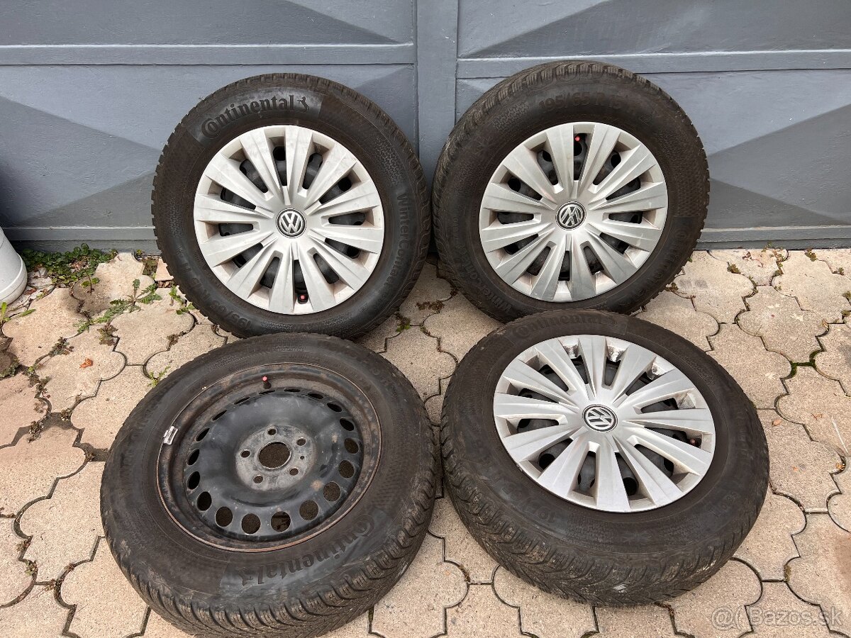 Zimný set VW 195/65 R15 Continental WinterContact TS870