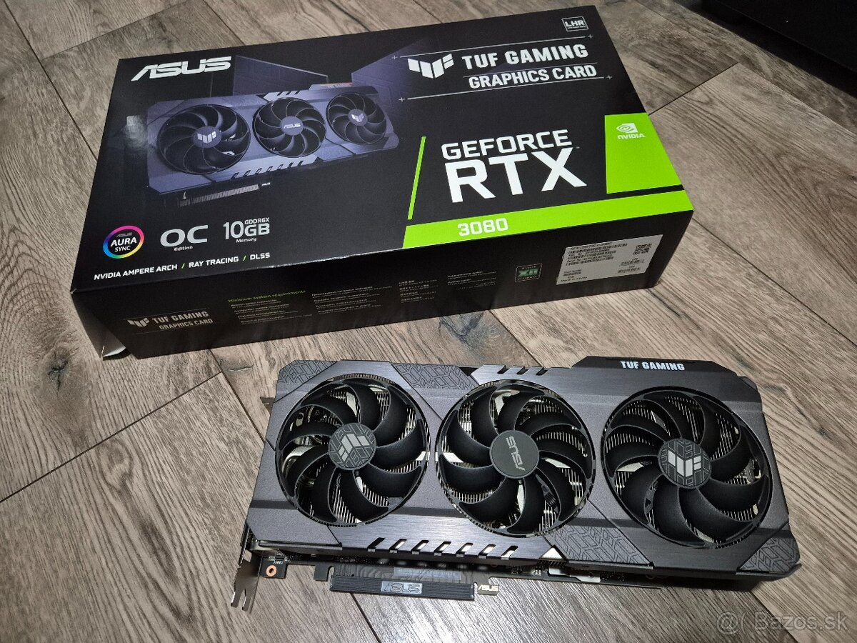 Predám ASUS TUF GeForce RTX 3080 GAMING 10GB