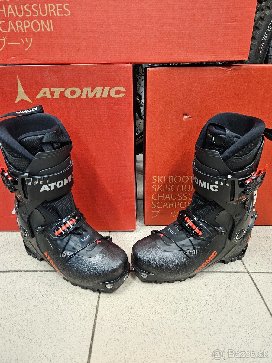 skialpove lyžiarky ATOMIC BACKLAND SPORT SL J Black/Red vel.