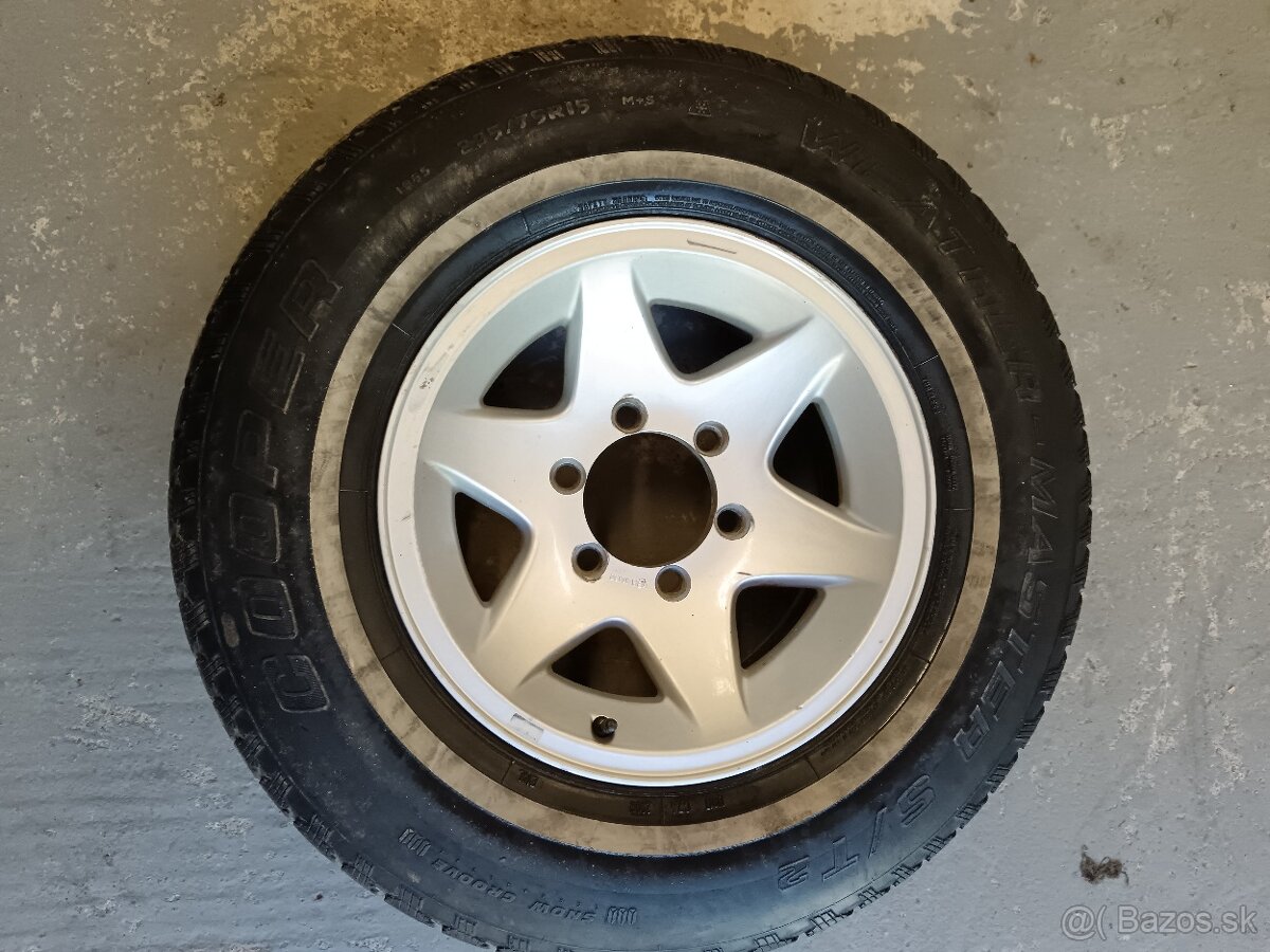 6x139.7 R15  Mitsubishi, Rezervne koleso