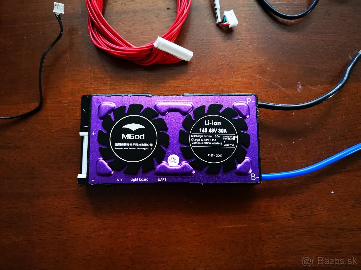 BMS 14S 30A Bluetooth modul pre li-ion batérie