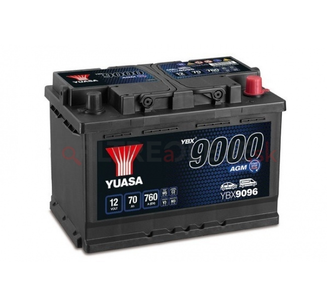 Autobatéria Yuasa YBX9000 12V 70Ah 760A YBX9096