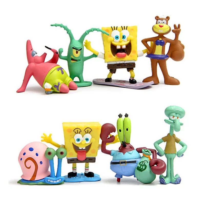 Spongebob figúrky 8ks