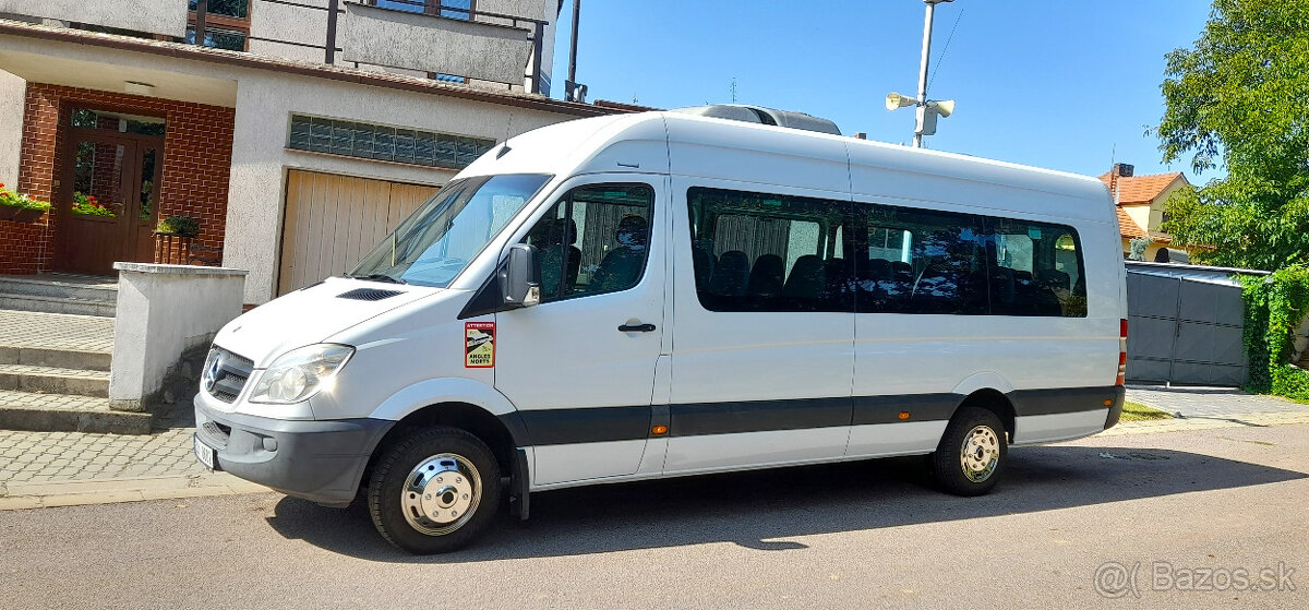 MB Sprinter 516 CDi,120 kW,23 míst,2xKLIMA,Webasto,223tkm