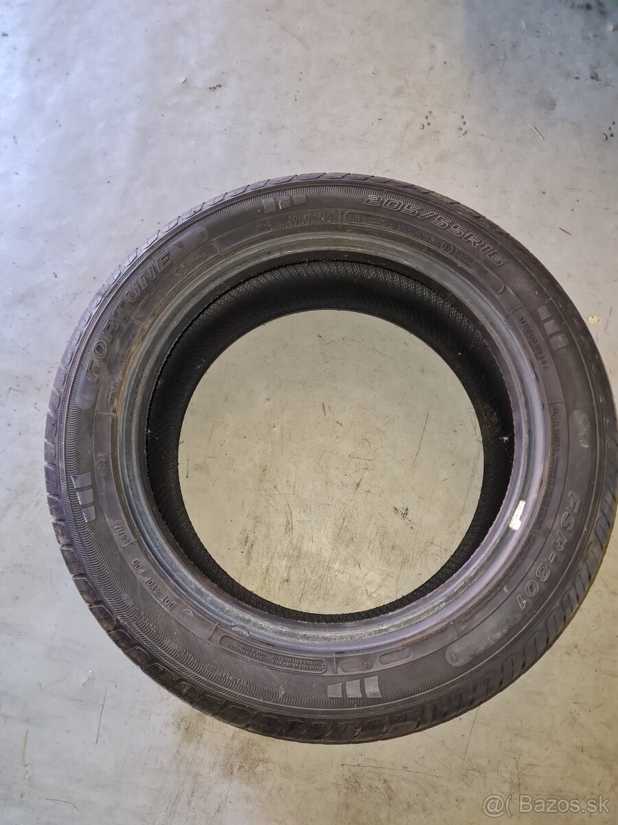 Predám letné pneu fortune 205/55 r16