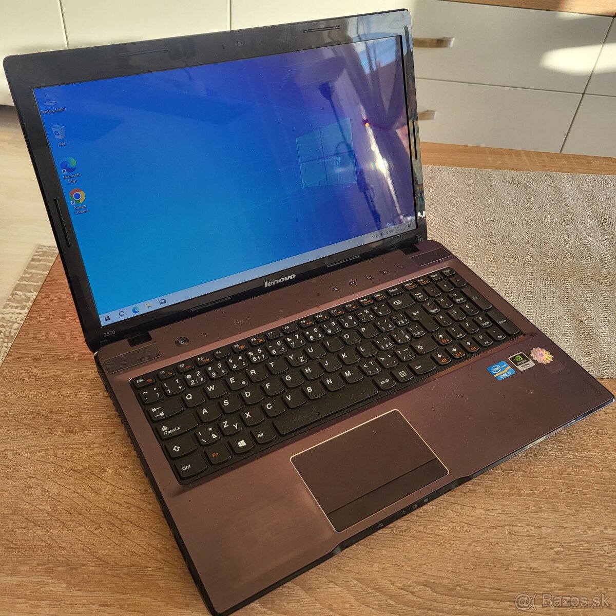 Lenovo Z570 4x2.4Ghz,8GBDDR3,120GBSSD,webka,wifi,BT