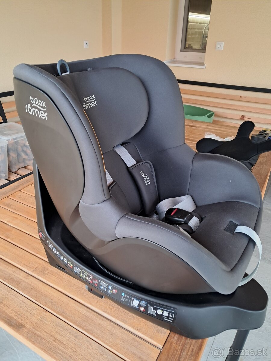 Britax römer dualfix plus midnight gray