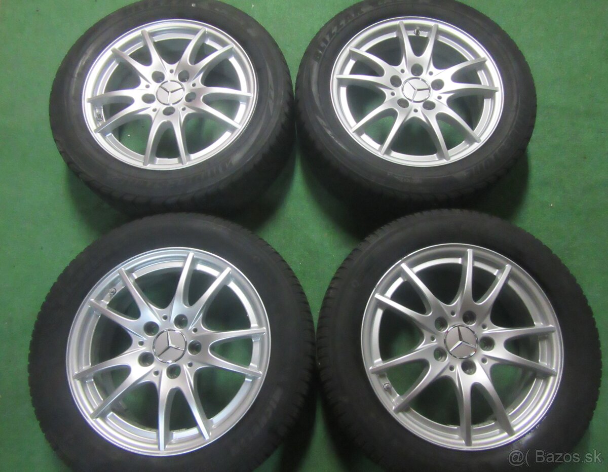 R16 zimná sada MERCEDES A B rozteč 5x112 205/55r16