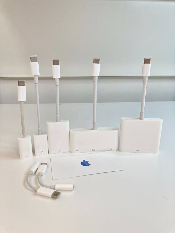  Originál APPLE redukcie / adaptéry USB-C to USB,HDMI,VGA,