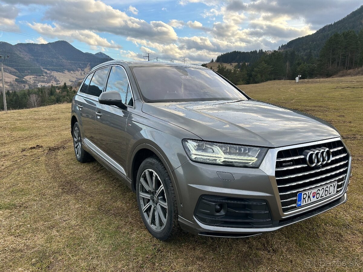 Audi Q7 S-line 3.0 TDI 200kw Quattro, DPH, znížená cena