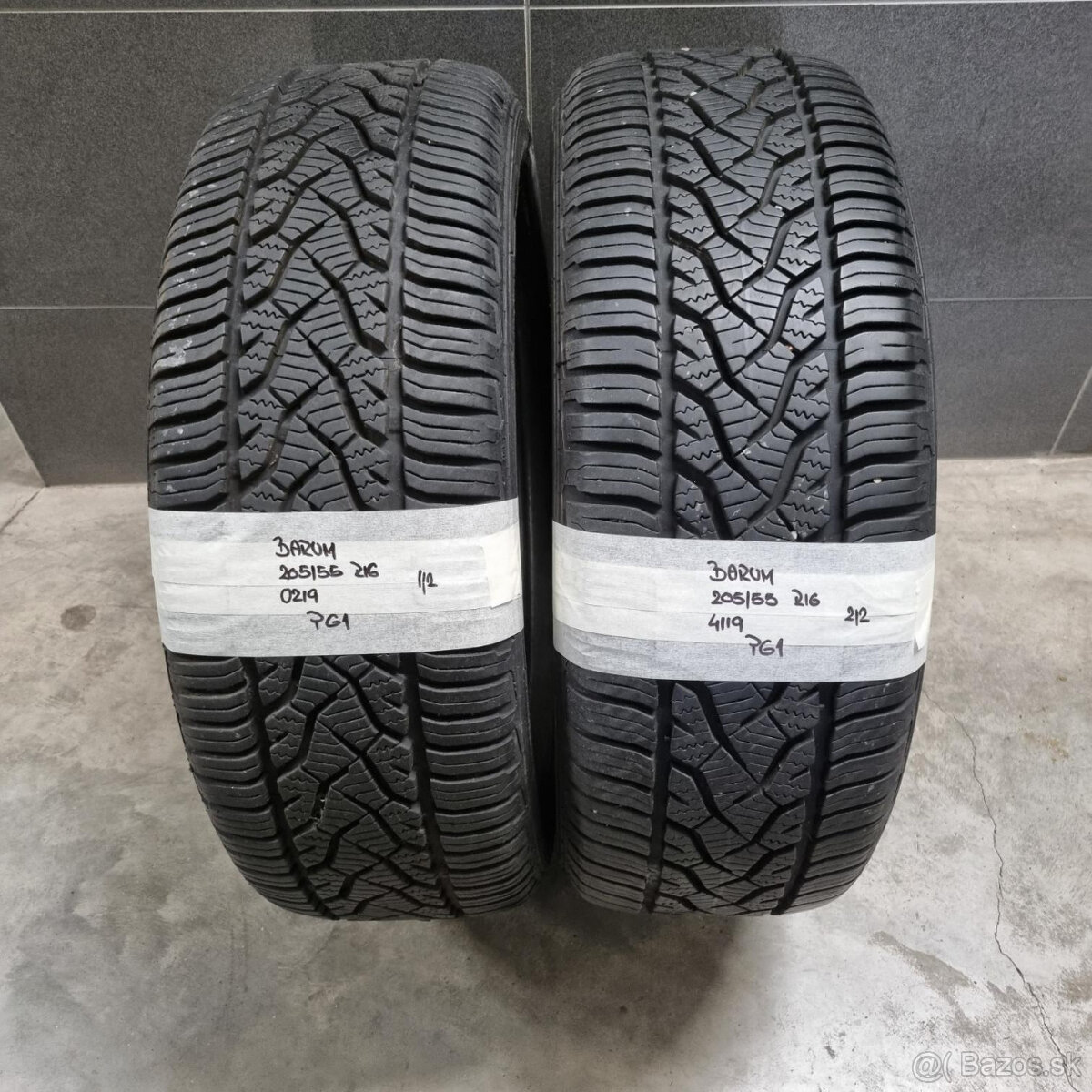 Zimné pneumatiky 205/55 R16 BARUM DOT0219/4119