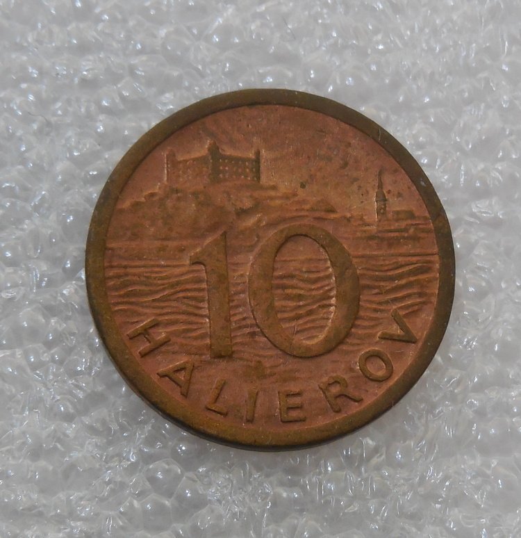 Mince: 10 Halierov 1939 UNC stav - Slovenský štát 1939-1945