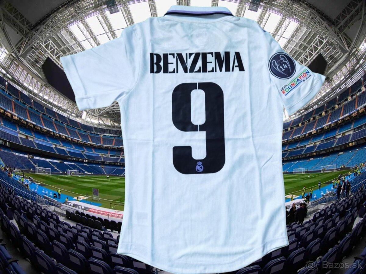 Benzema dres Real Madrid CF 22/23 Home Authentic Jersey