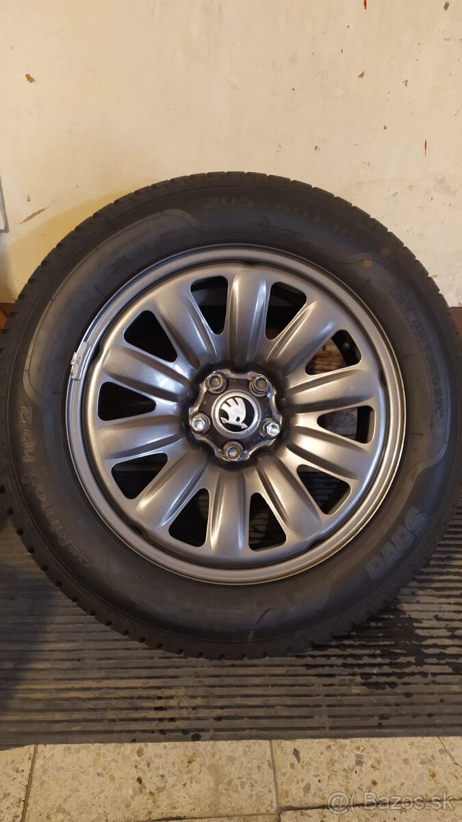 Zimné kompletné kolesá 205/60 R16