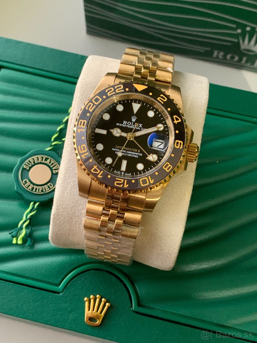 Rolex GMT-Master II, Nové, 40mm, Zlato-čierne