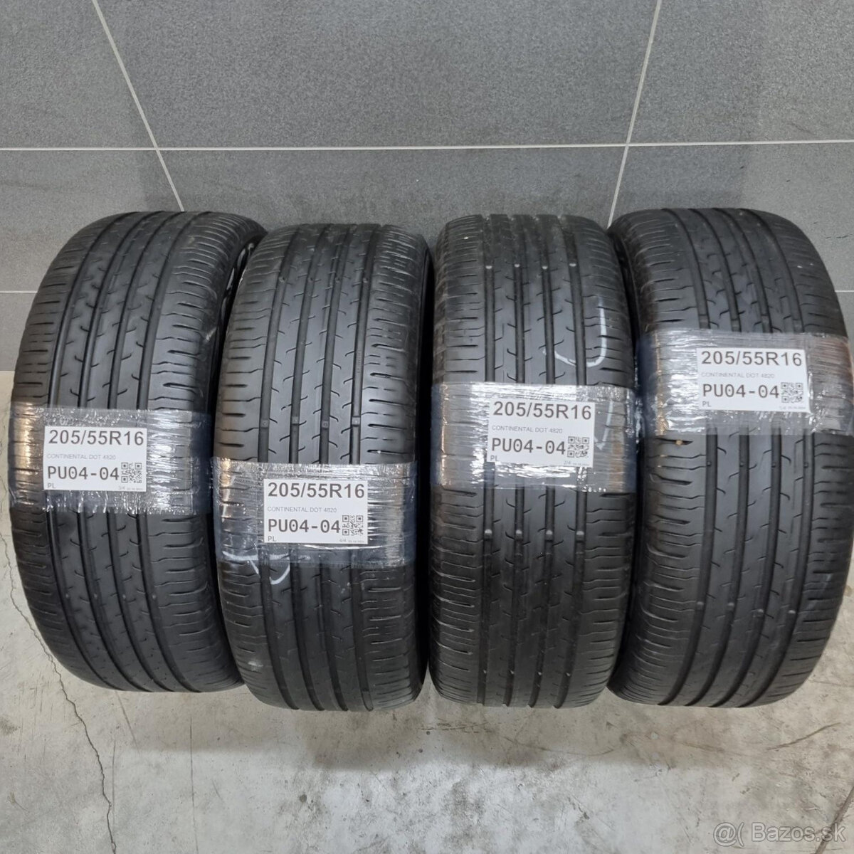 Letné pneumatiky 205/55 R16 CONTINENTAL DOT4820