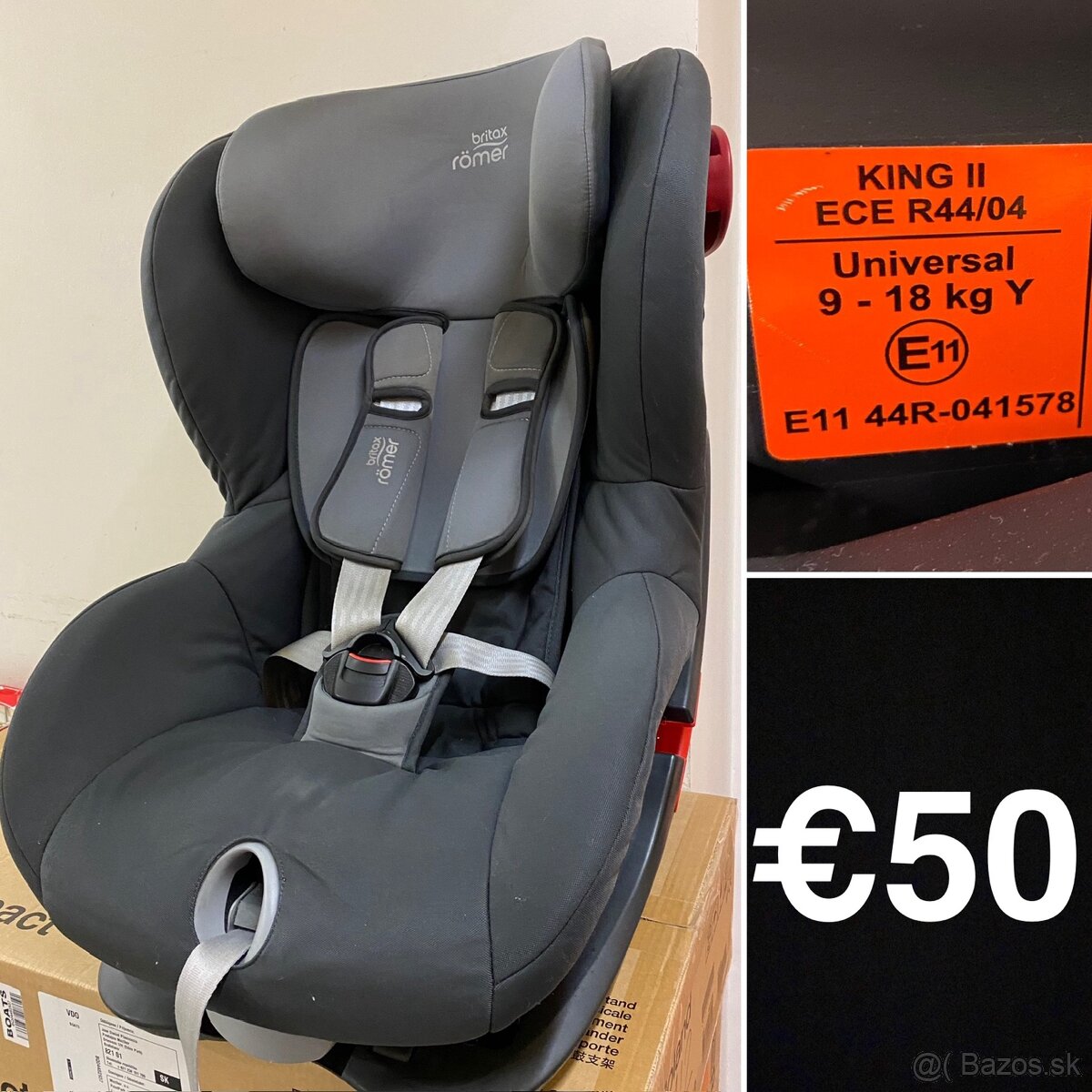 Autosedačka Britax RÖMER KING II UNIVERSAL