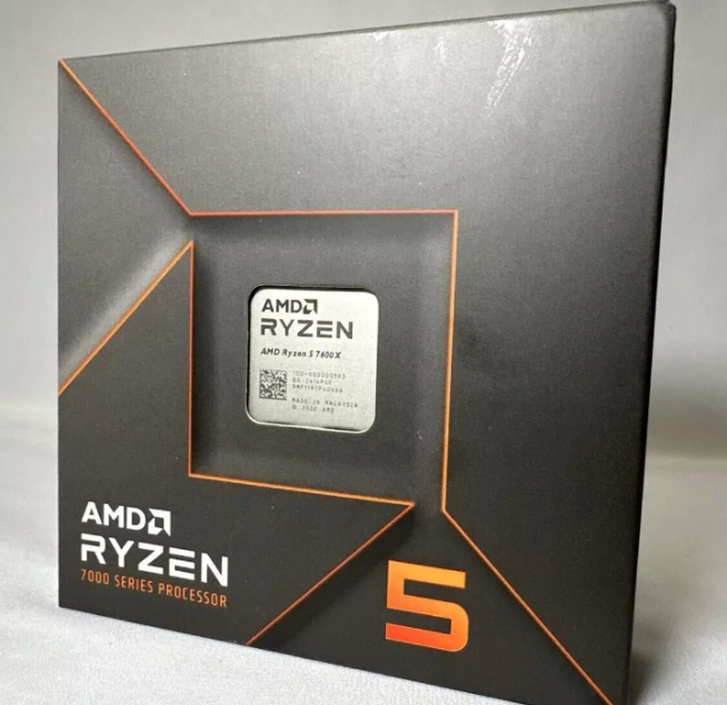 Nový procesor AMD Ryzen 5 7600X 4,7 GHz 32 MB L3 Krabice