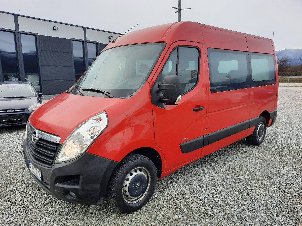 Opel Movano 2,3 CDTi - 9 miest - 9883 Km - Odpočet DPH 23%