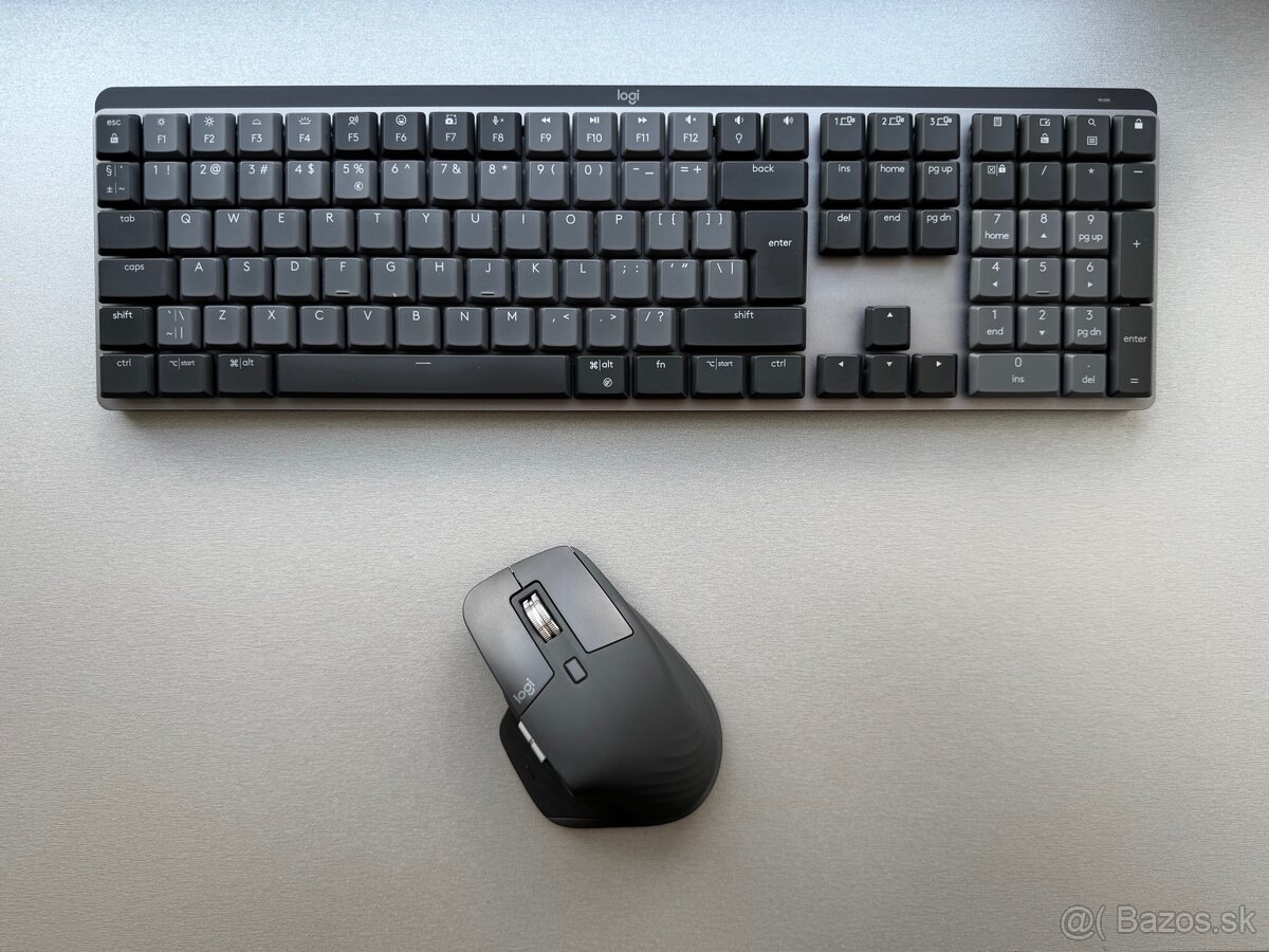 Predám sadu Logitech MX Mechanical a MX Master 3S