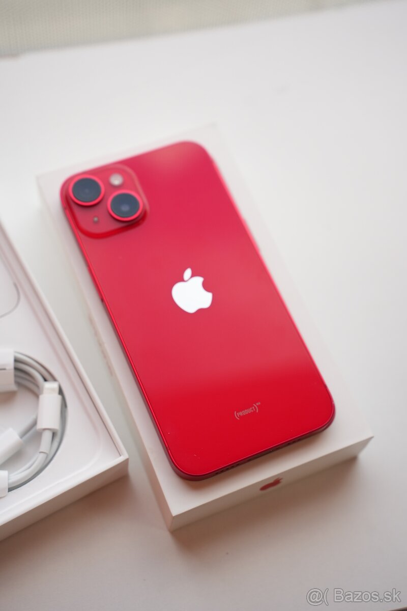 Apple iPhone 14 128gb - RED PRODUCT - Bezchybný stav