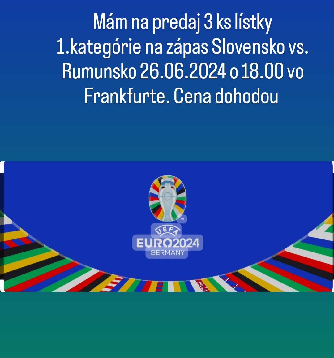 Euro 2024 Slovensko vs. Rumunsko